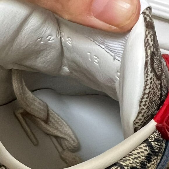GUCCI GG SNEAKER BEIGE RED BLUE - Picture 3 of 8